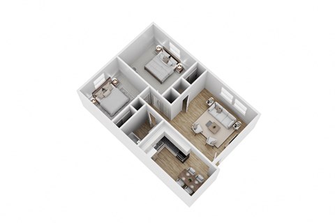 bedroom floor plan of a 2100 sq ft house